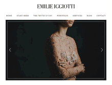 Tablet Screenshot of emilieiggiotti.com